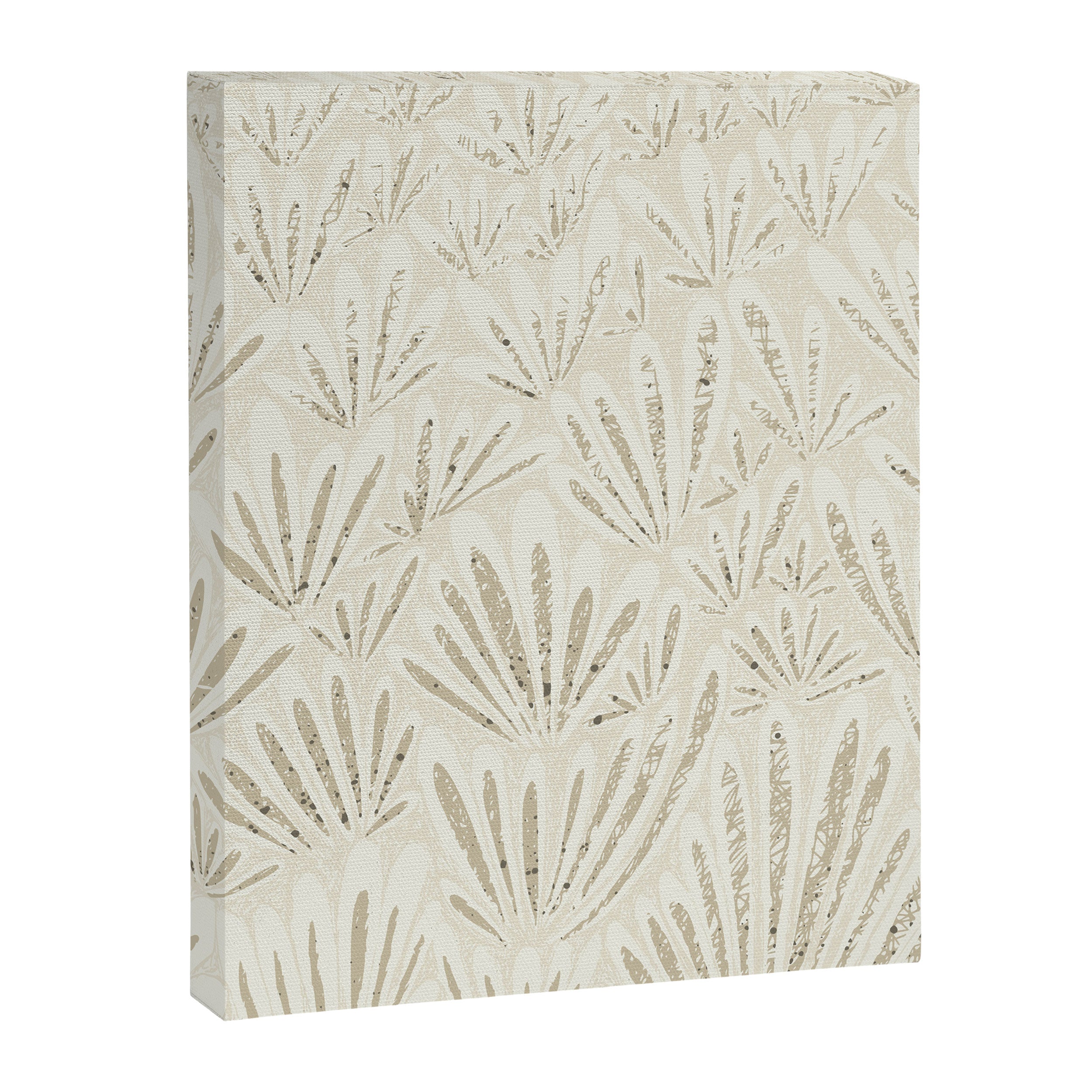 calming essentials meadow neutral white Canvas Print Gallery Image 6