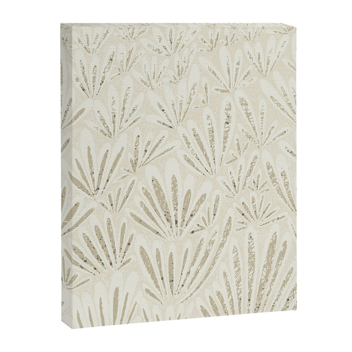 calming essentials meadow neutral white Canvas Print Gallery Image 1