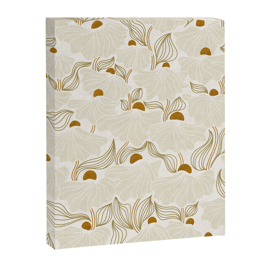 calming essentials Natural flow meadow ivory Canvas Print Gallery Image 6