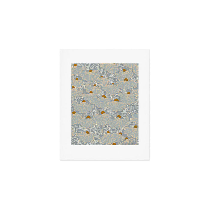 calming essentials Natural flow meadow misty Art Print Gallery Image 1
