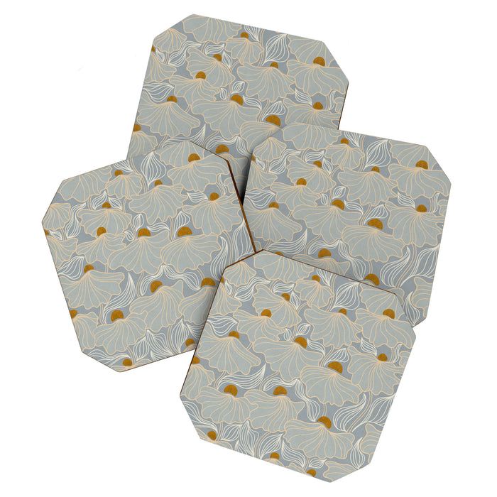 calming essentials Natural flow meadow misty Coaster Gallery Image 1