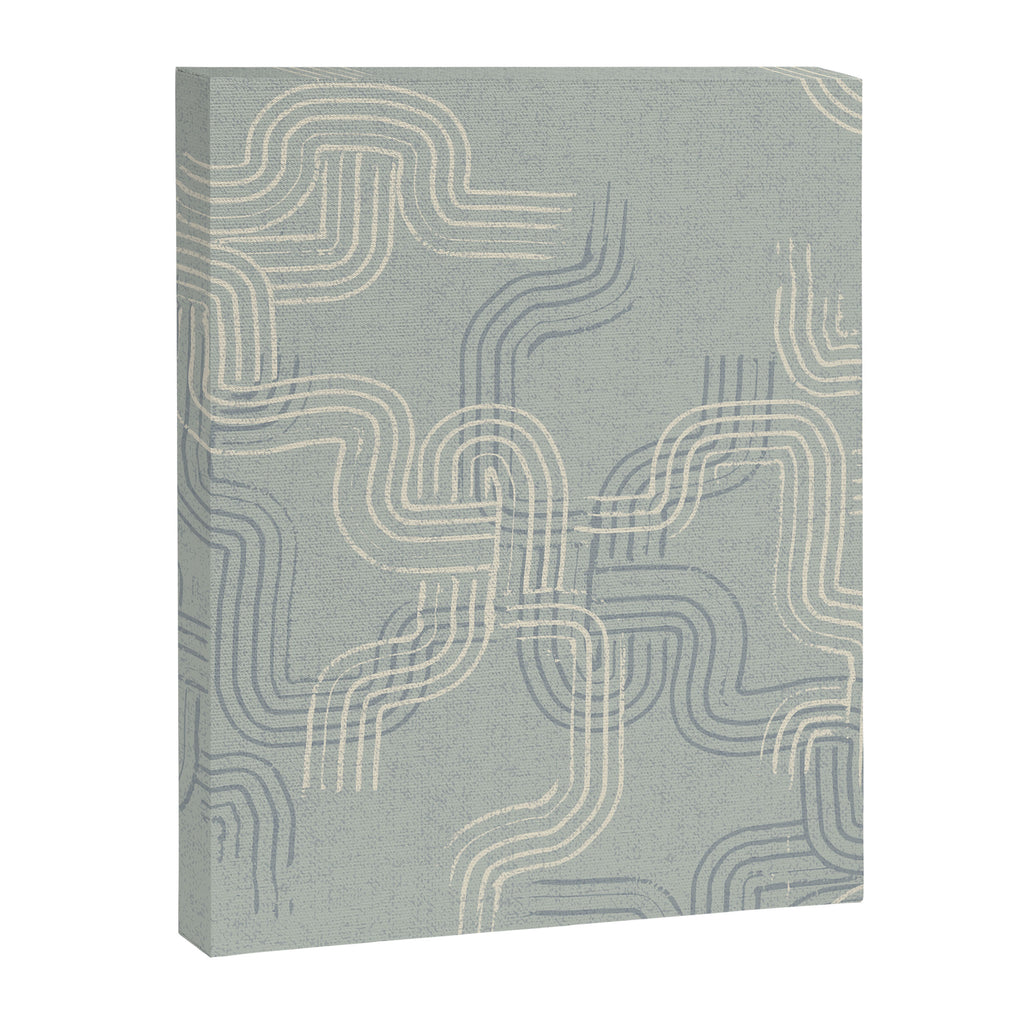 calming essentials traces concrete blue Canvas Print Gallery Image 6