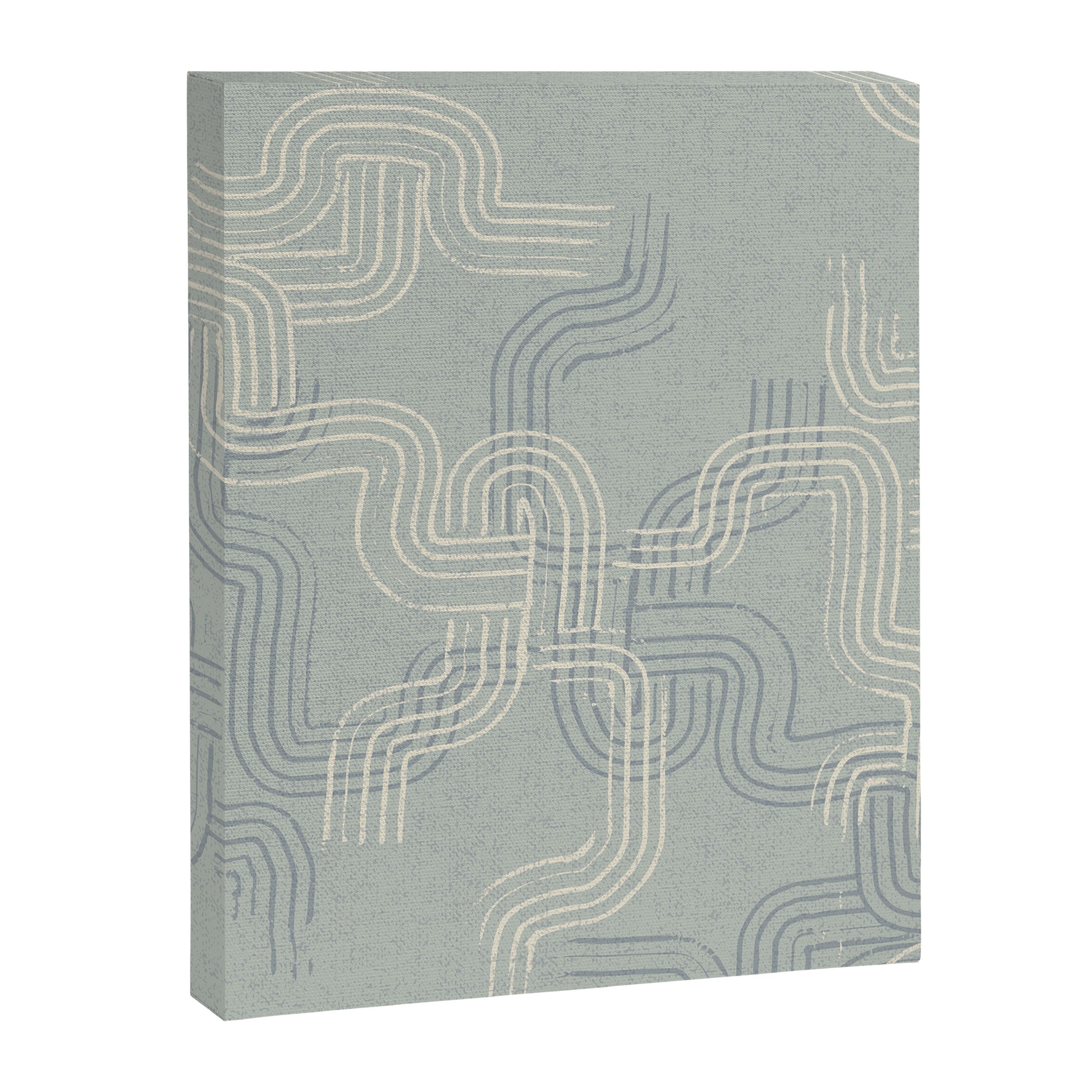 calming essentials traces concrete blue Canvas Print Gallery Image 6