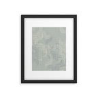 calming essentials traces concrete blue Framed Art Print Gallery Image 5