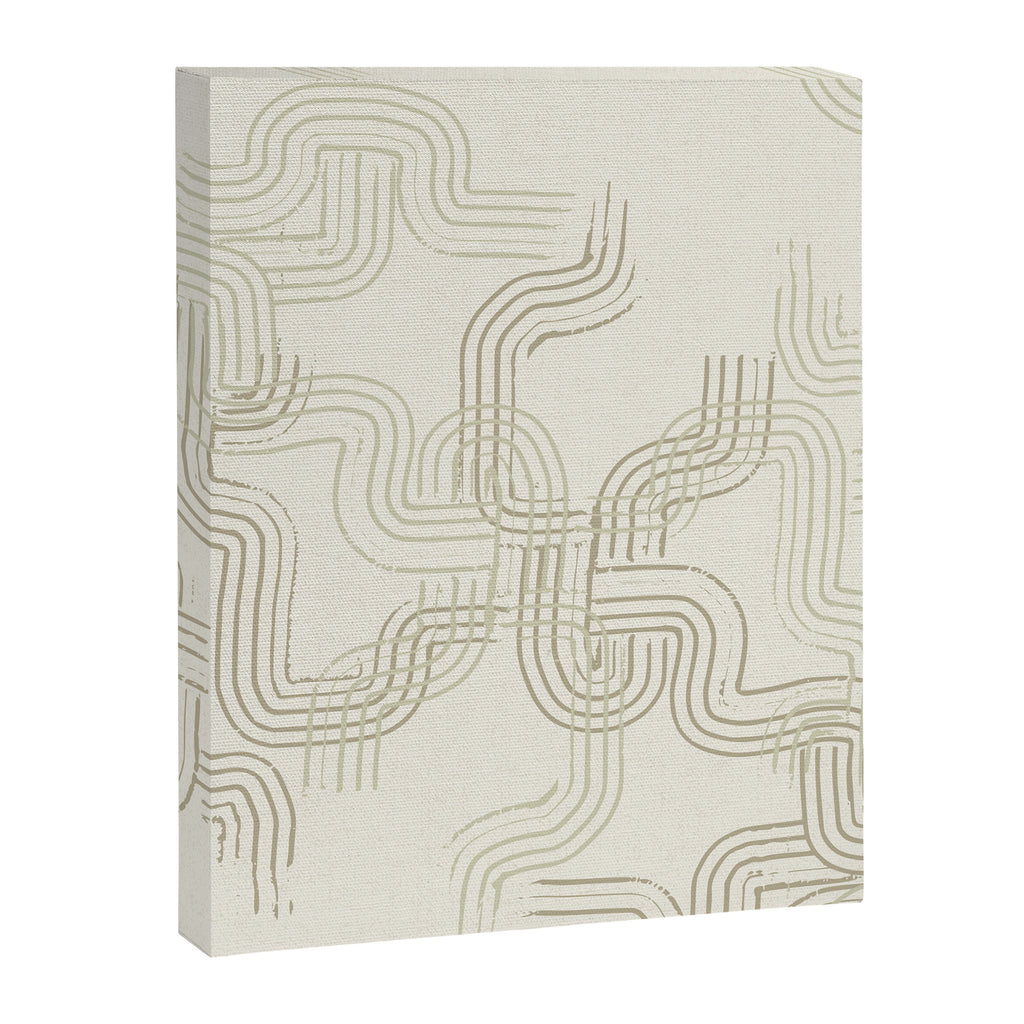 calming essentials traces neutral white Canvas Print Gallery Image 6