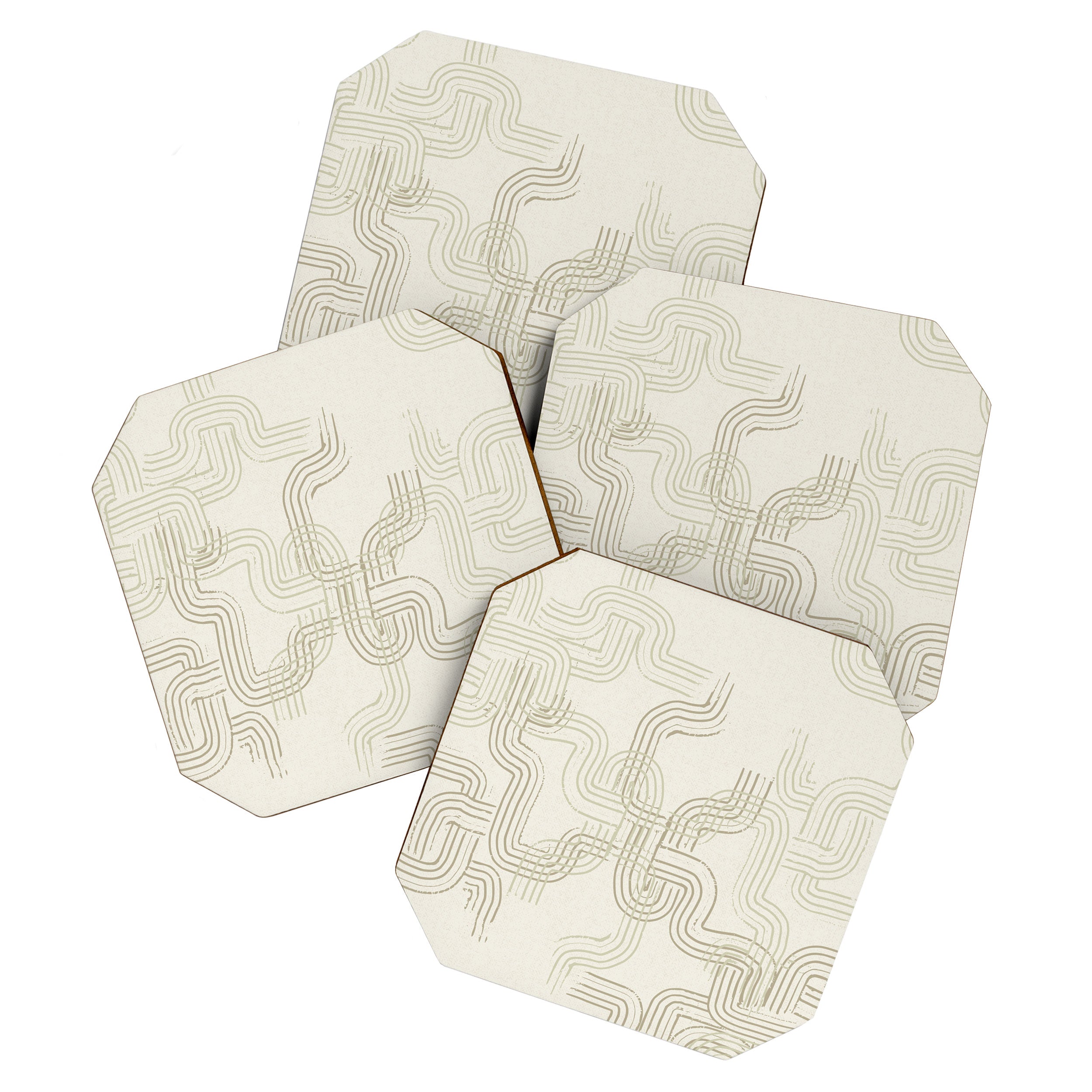 calming essentials traces neutral white Coaster Gallery Image 1