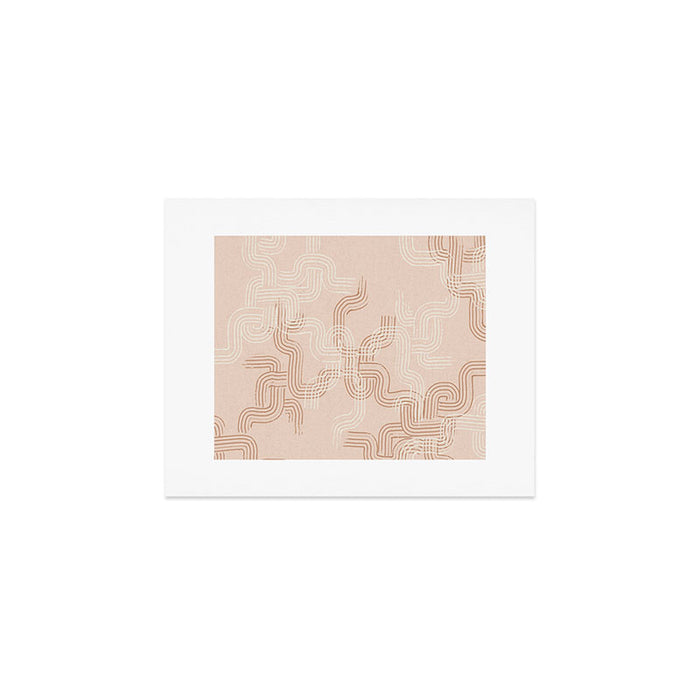 calming essentials traces pale mocha mousse Art Print Gallery Image 1