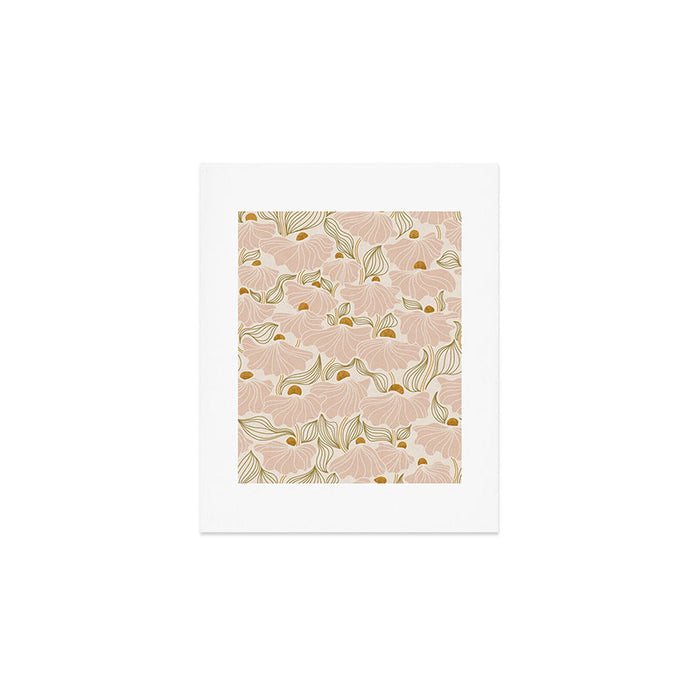 calming essentialsNatural flow meadow blush Art Print Gallery Image 1
