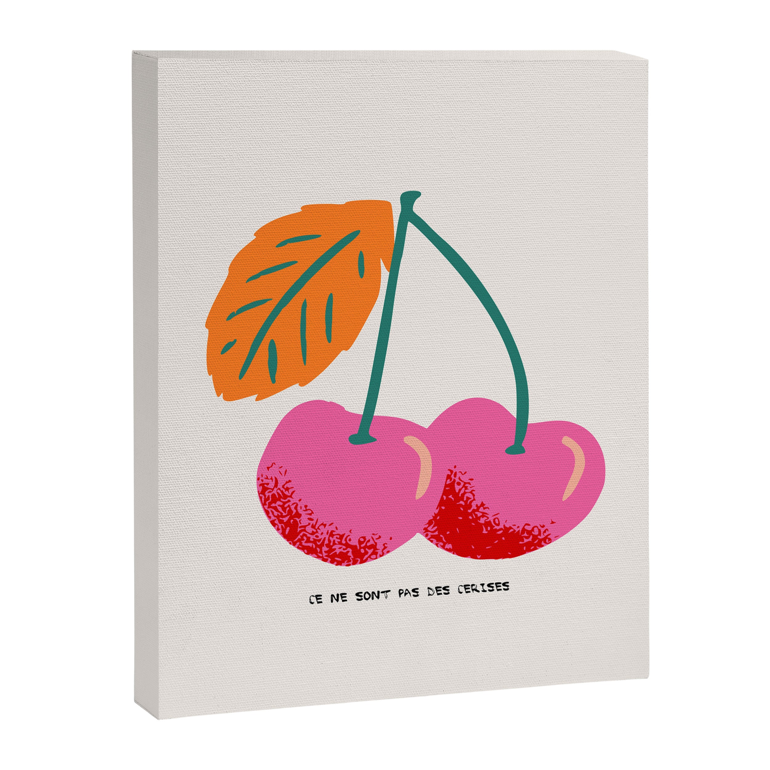 Ce ne sont pas des cerises Canvas Print Gallery Image 6