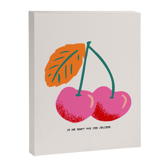 Ce ne sont pas des cerises Canvas Print Gallery Image 1