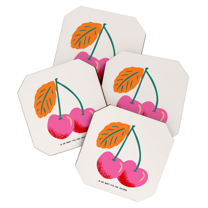 Ce ne sont pas des cerises Coaster Gallery Image 1