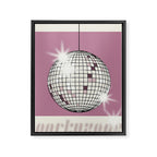 Celebrate the 80s Partyzone pink Framed Canvas Print Gallery Image 8