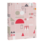 City life blocks pearl pink Canvas Print Gallery Image 6
