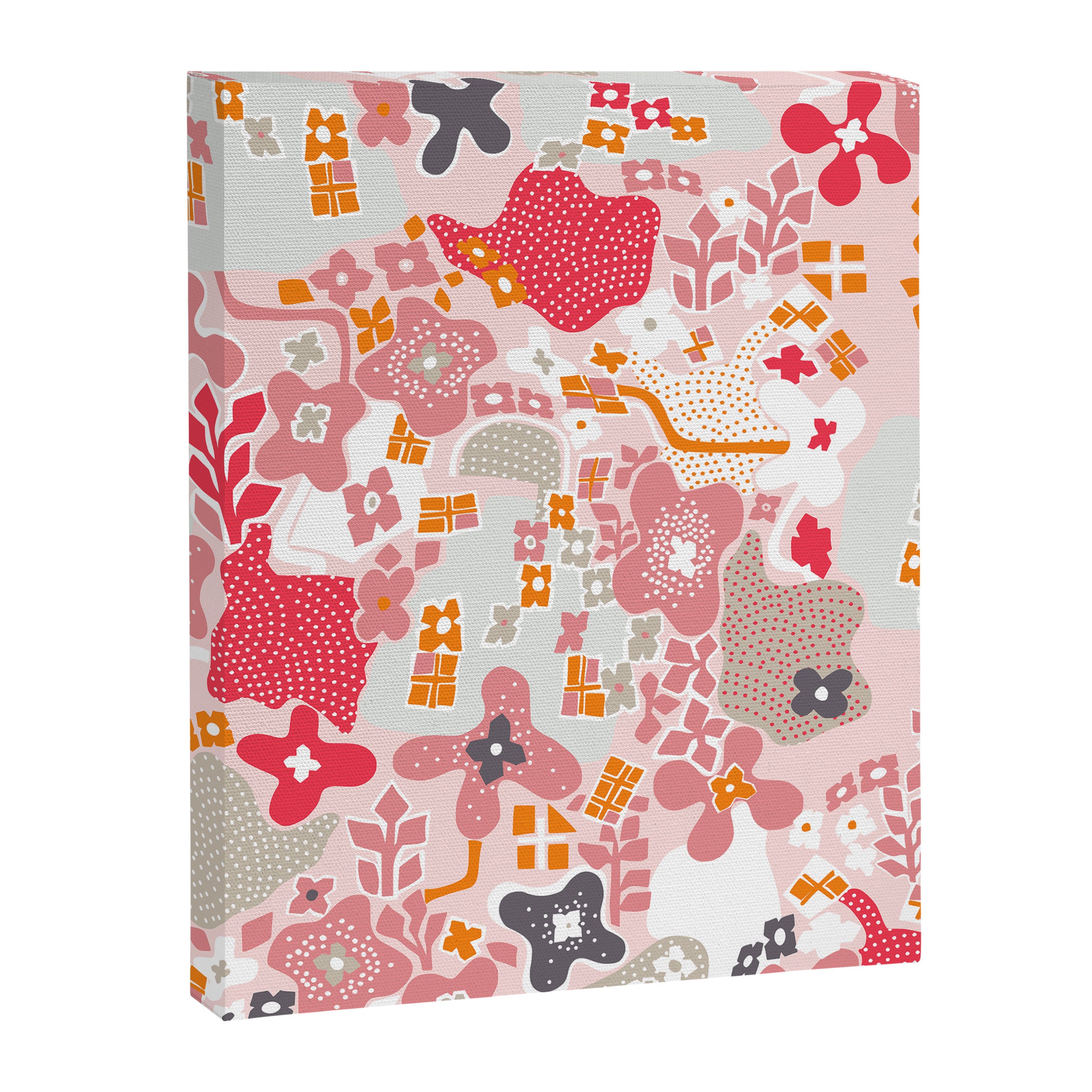 City life botanical park pearl pink Canvas Print Gallery Image 6