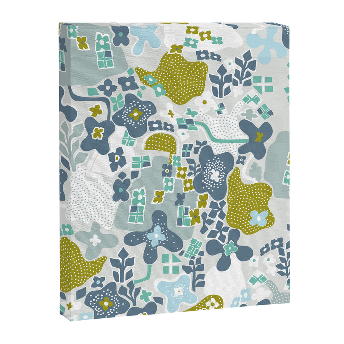 City life botanical park soft grey Canvas Print Gallery Image 1