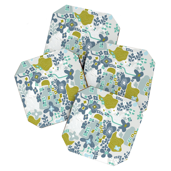 City life botanical park soft grey Coaster Gallery Image 1