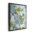 City life botanical park soft grey Framed Canvas Print Gallery Image 2
