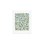 City life connections blue teal Art Print Gallery Image 1