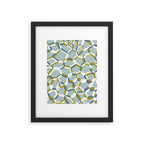 City life connections blue teal Framed Art Print Gallery Image 6