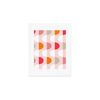 City life facade 2 pearl pink Art Print Gallery Image 1
