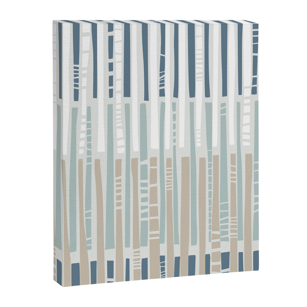 City life geometrics beams soft grey Canvas Print Gallery Image 8