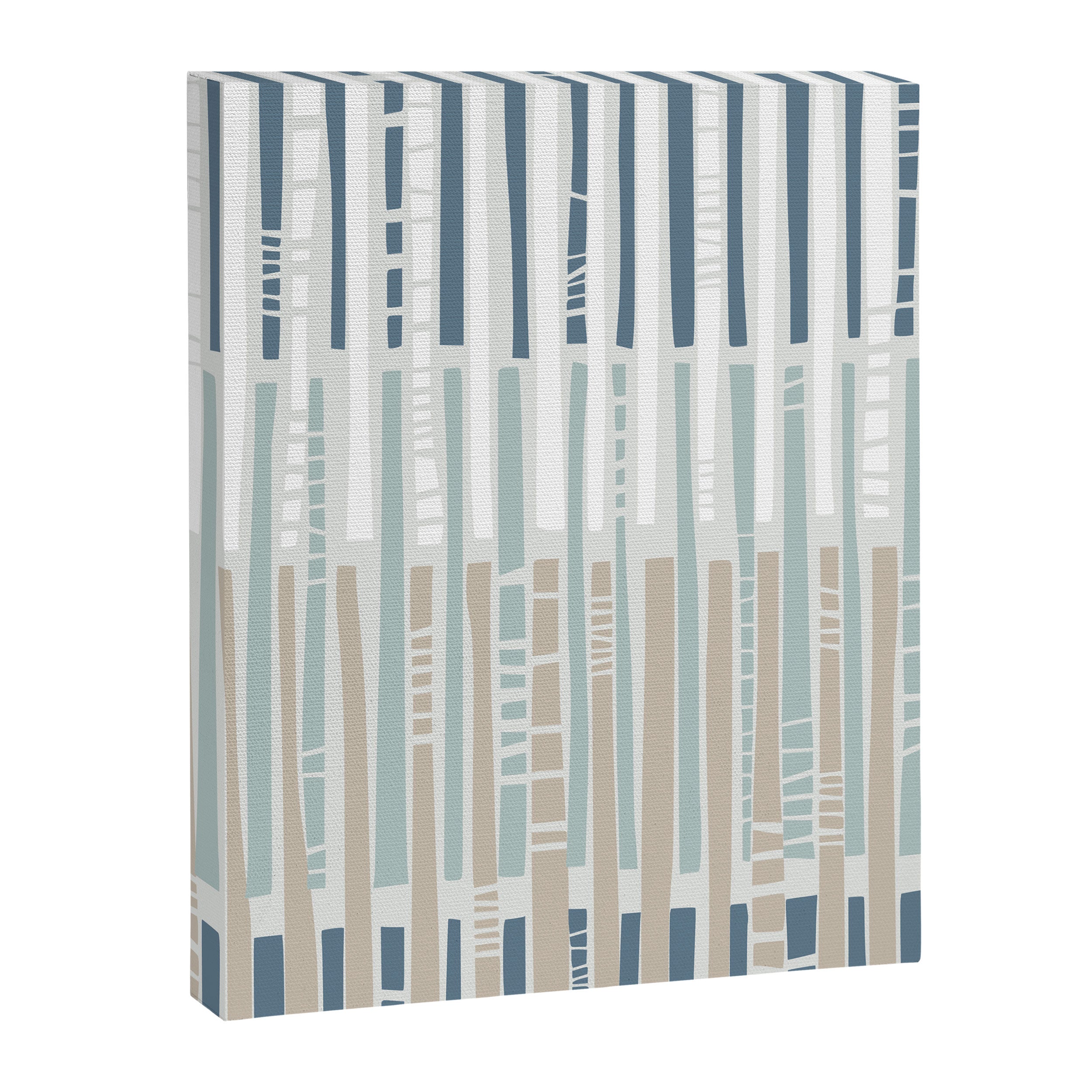 City life geometrics beams soft grey Canvas Print Gallery Image 8