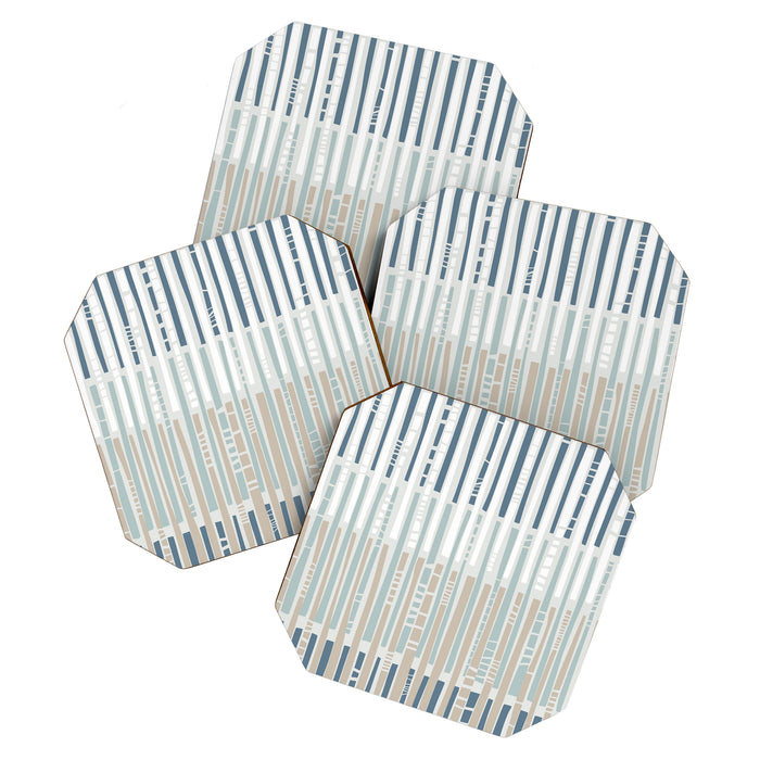 City life geometrics beams soft grey Coaster Gallery Image 1