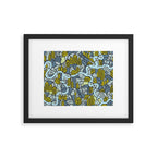 City life map moonless night Framed Art Print Gallery Image 5