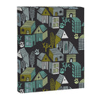 City life neighborhood moonless night Canvas Print Gallery Image 6