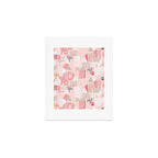 City life neighborhood pearl pink Art Print Gallery Image 1