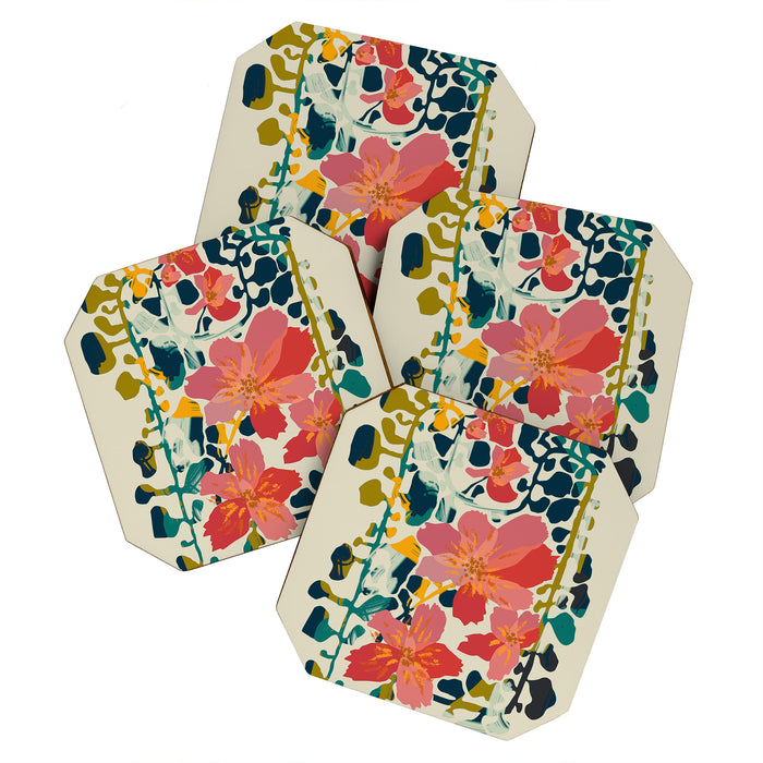colorful orchid Coaster Gallery Image 1