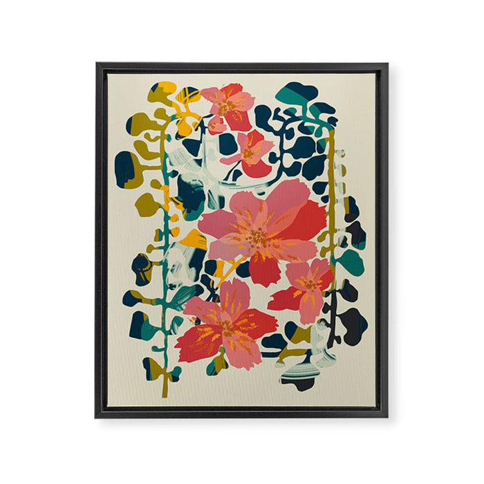 colorful orchid Framed Canvas Print Gallery Image 1