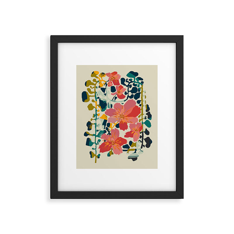colorful orchid Framed Art Print Gallery Image 5