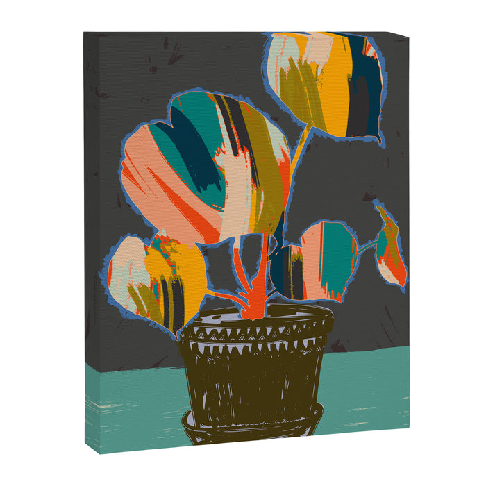 colorful plant pot Canvas Print Gallery Image 1