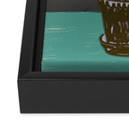 colorful plant pot Framed Canvas Print Gallery Image 3