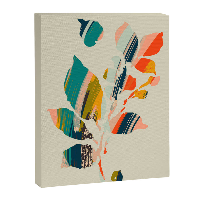 Colorful Poplar tree leaf Canvas Print Gallery Image 1