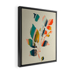 Colorful Poplar tree leaf Framed Canvas Print Gallery Image 2
