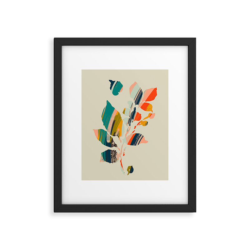 Colorful Poplar tree leaf Framed Art Print Gallery Image 5