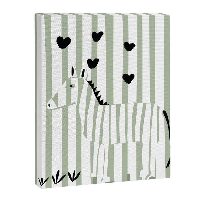 Cool zebra Canvas Print Gallery Image 1