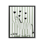 Cool zebra Framed Canvas Print Gallery Image 6