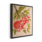 Coral berries: fall florals no.19 Framed Canvas Print Gallery Image 2