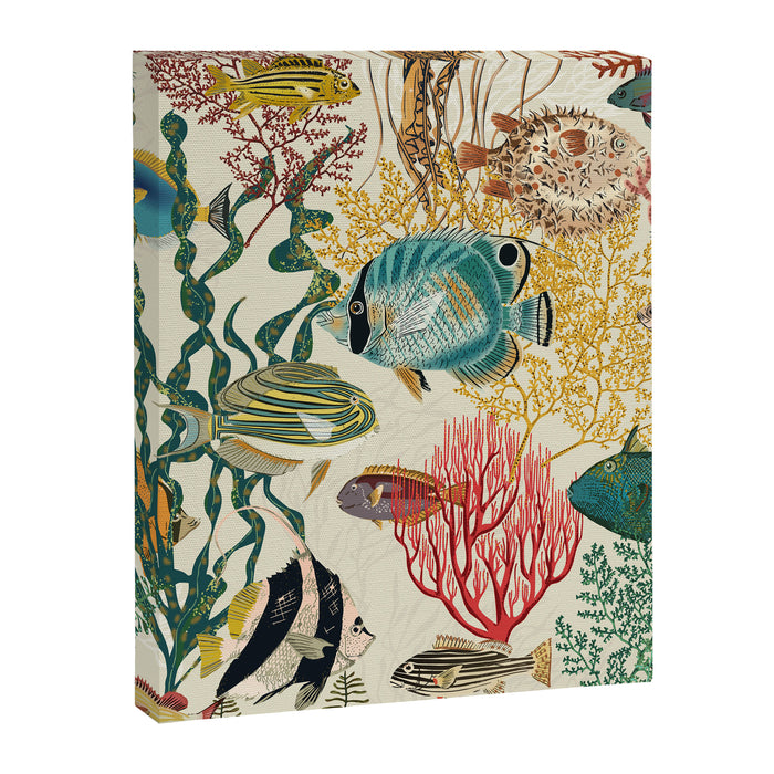 coral reef deep silence Canvas Print Gallery Image 1