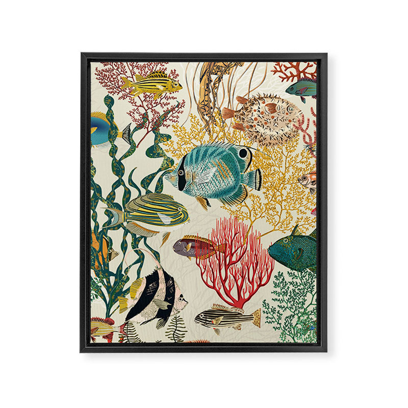 coral reef deep silence Framed Canvas Print Gallery Image 6