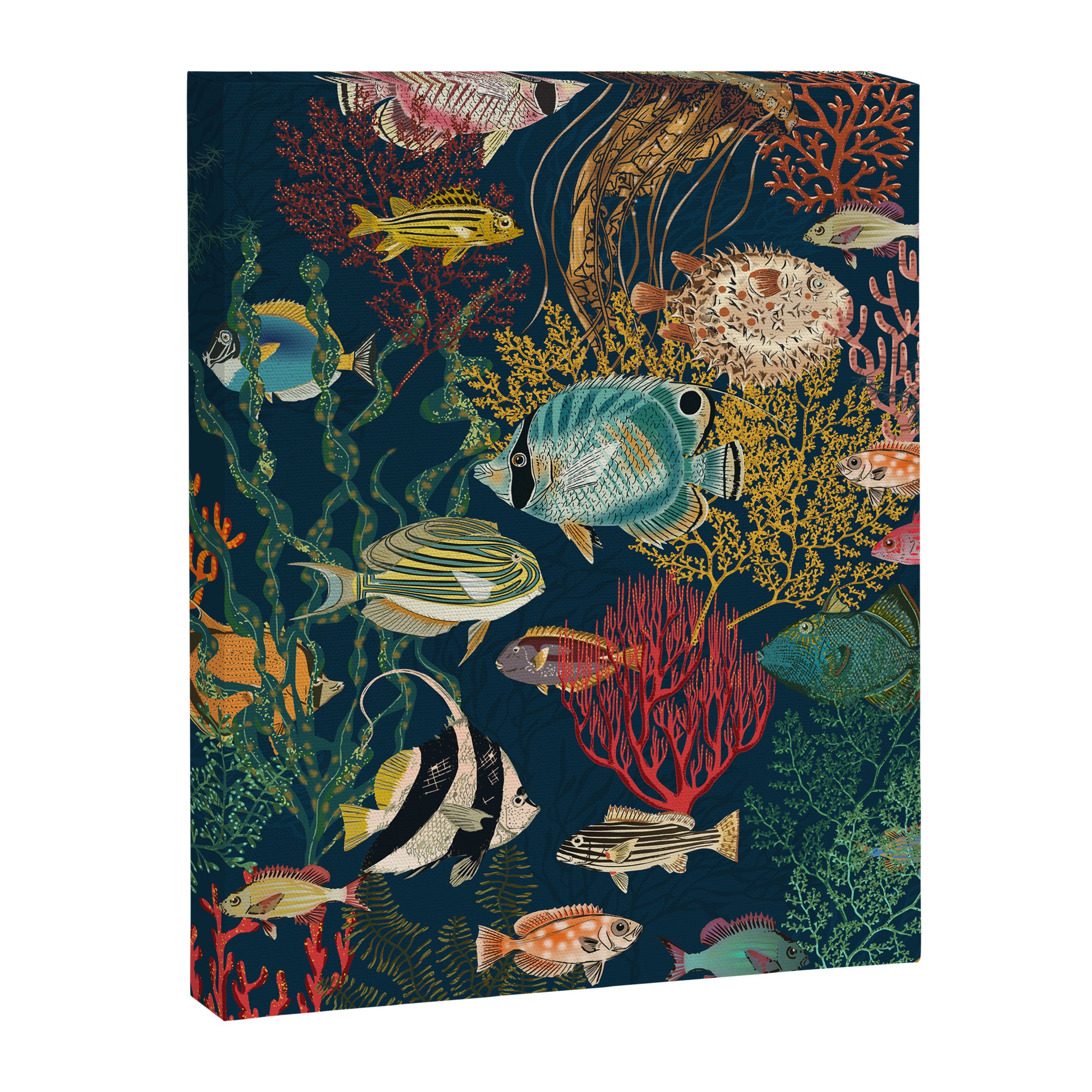 coral reef deep silence Canvas Print Gallery Image 6