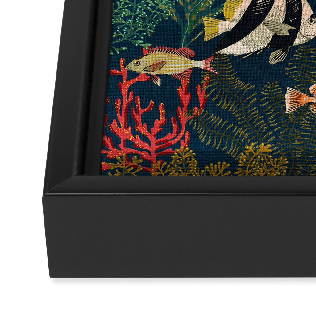 coral reef deep silence Framed Canvas Print Gallery Image 3