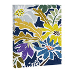 cosmopolitan flowers navy blue Canvas Print Gallery Image 6
