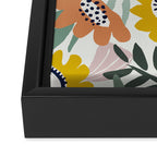 Cozy collection: mix and match happy florals Flower love 1 Framed Canvas Print Gallery Image 3