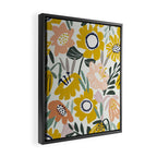 Cozy collection: mix and match happy florals Flower love 1 Framed Canvas Print Gallery Image 2