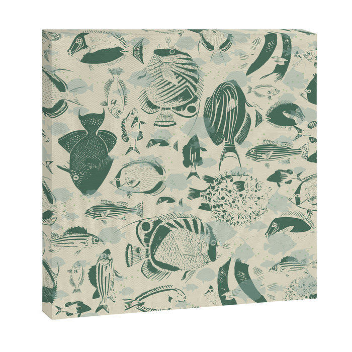 deep ocean fish family light Canvas Print Gallery Image 1