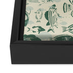 deep ocean fish family light Framed Canvas Print Gallery Image 2
